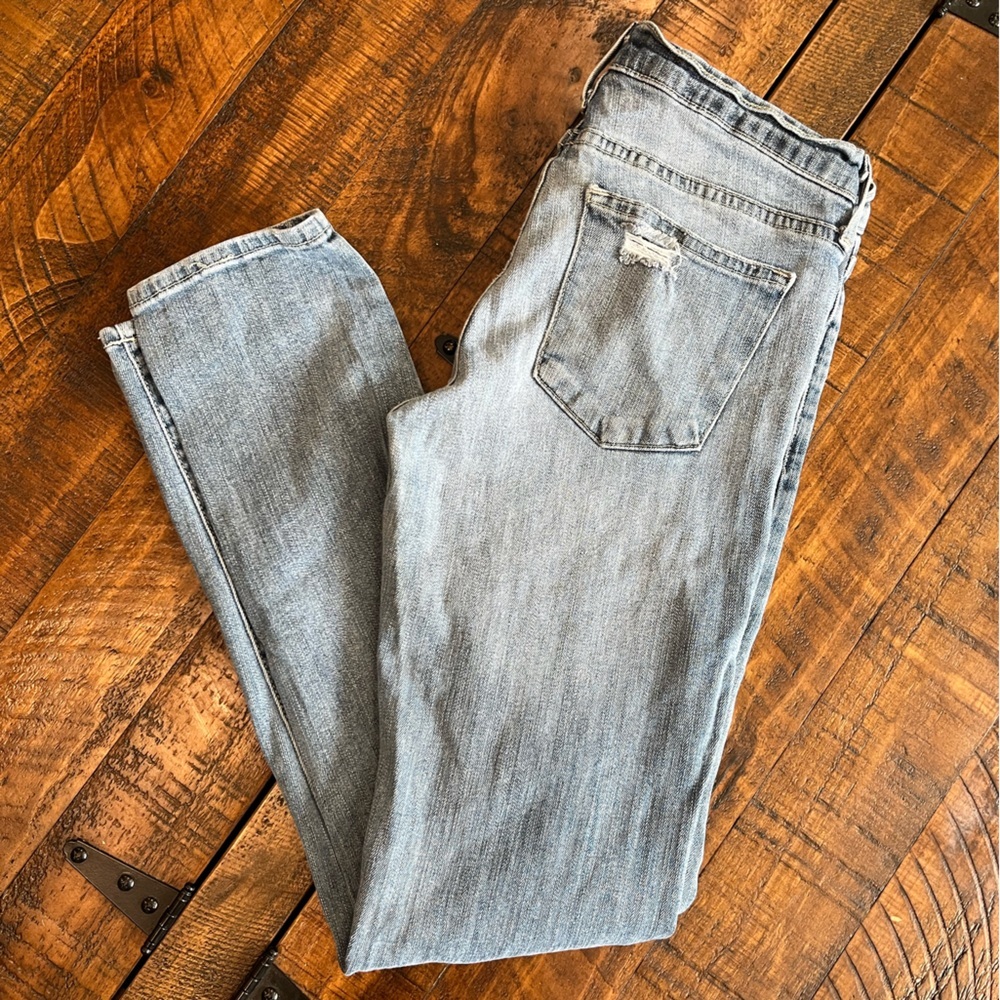 Just Black Light Blue Distressed Women Jeans - Picture 4 of 4